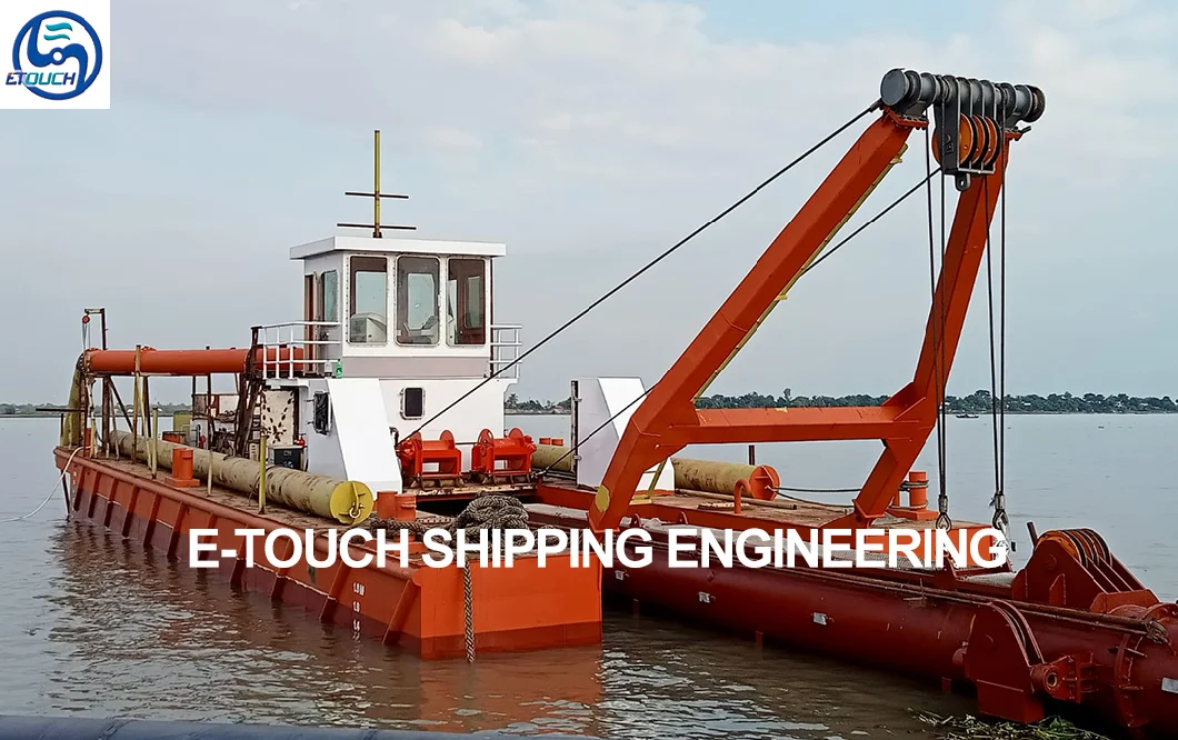High Efficiency 6000m3/H CSD650 26inch Diesel Engine Cutter Suction Dredger for Canal Ports Dredging Machine