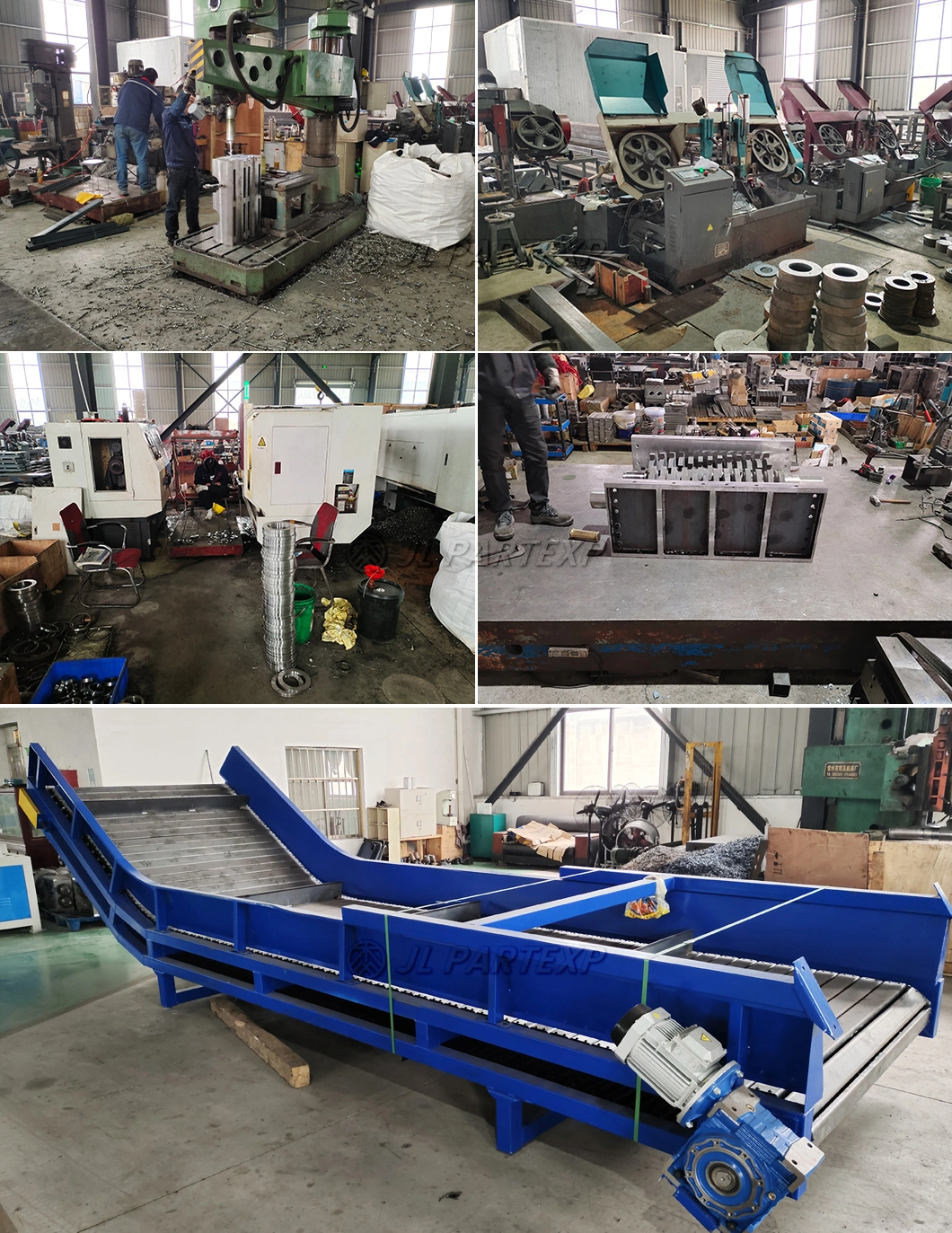 Custom Size Organic Waste Home Compost Horse Manure Chicken Pig Animal Waste Dead Animal Body Carcass Recycling Shredder Conveyor Production Line Crusher System