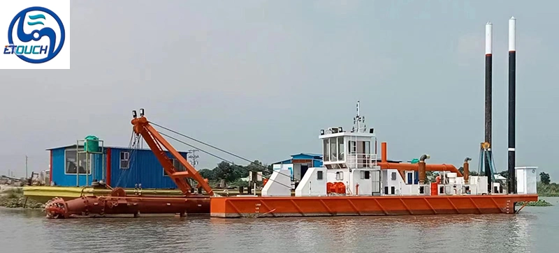 Diesel Engine Hydraulic 4000m3/H Cutter Suction Dredge for for Sand Clay Dredging in River Lake Port Canal