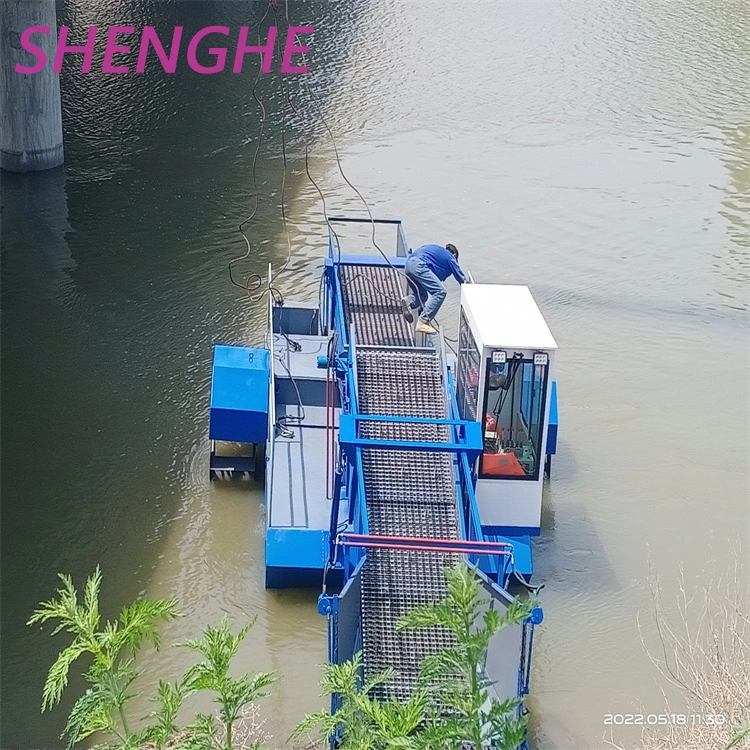 Water Hyacinth Floating Seabed Plant Removal Cleaning Harvester