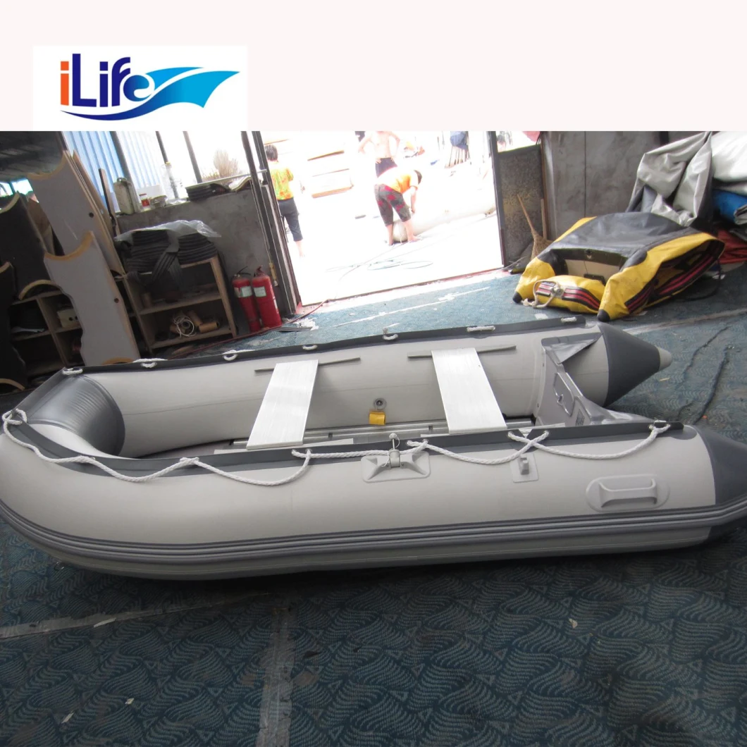 Ilife Rib Fishing Rigid Inflatable Motor Aluminum Hull Speed Recuse Sport Rubber Rowing Inflatable Fishing Rafting Raft Kayak Yacht Boat Mat Floor Price