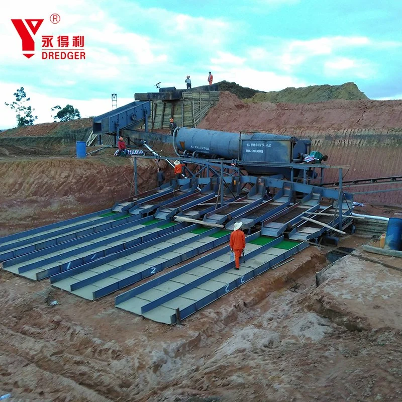 100m3/Hour Dry Land Gold Washing Plant for Sales in Nigeria