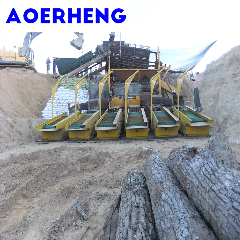 50tph Alluvial Gold Washing Gold Mining Processing Plant