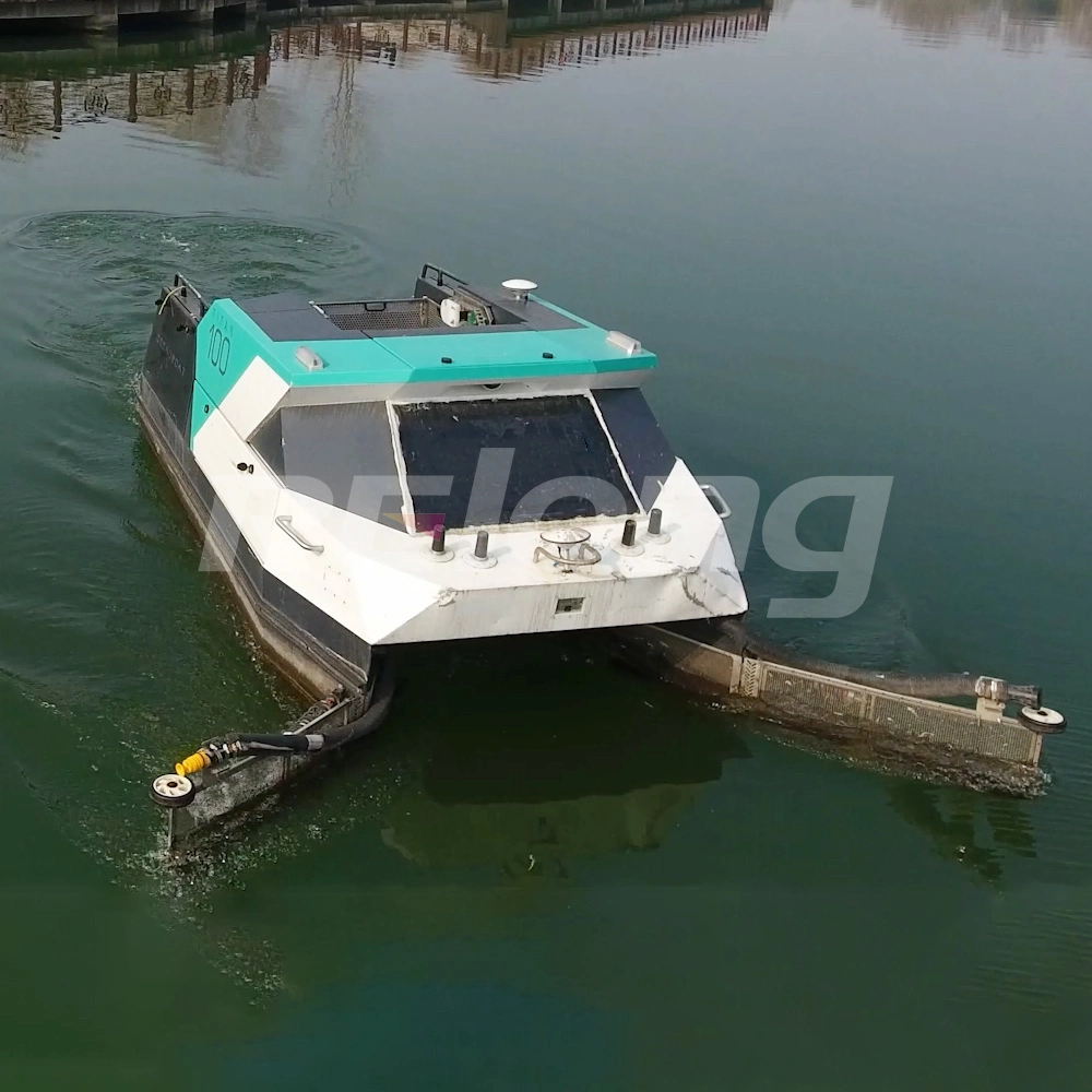 Hot Sale Urban Rivers Lake Canal Robot Unmanned River Cleaning Boat Mowing Boat