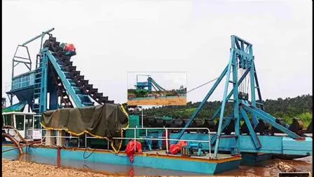 Gold Mining Bucket Chain Dredger with High Recovery Rate