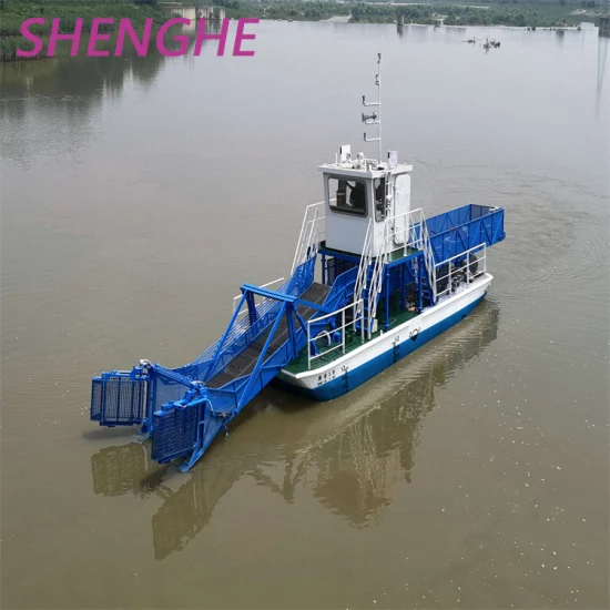 Water Hyacinth Floating Seabed Plant Removal Cleaning Harvester