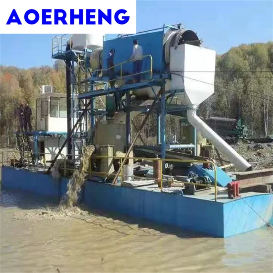 Reliable Performance Bucket Chain Mining Dredger for Gold