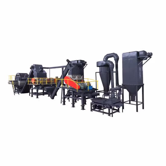 Scrap Tyre Recycling Plant Used Waste Tire Recycling Machine Plan