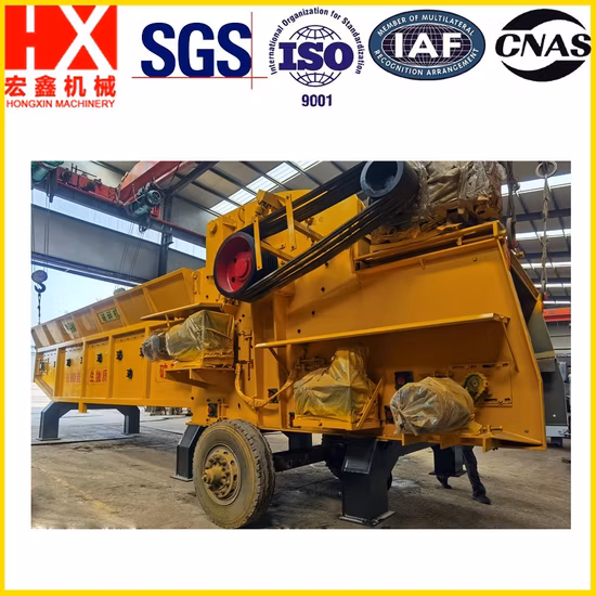 Siemens Motor 20mm-40mm Finished Size Biomass Tree Log Wood Chipper Crusher