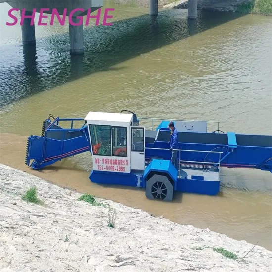 Factory Price Manufacturer Water Hyacinth Harvester for River Cleaning