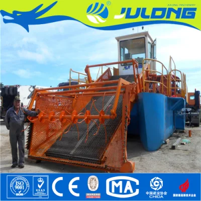 Julong Aquatic Weed Harvester Water Surface Cleaning Boat