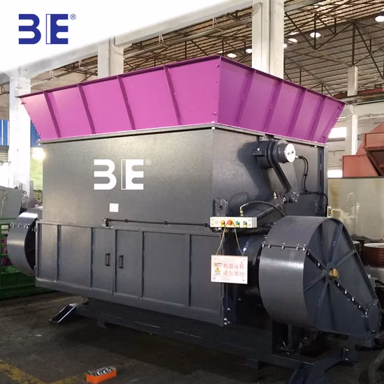 Plastic Hard Plastic Wood Cable Paper Light Metal White Goods Solid Waste Granulator Rdf Single Shaft Shredder Recycling Machine