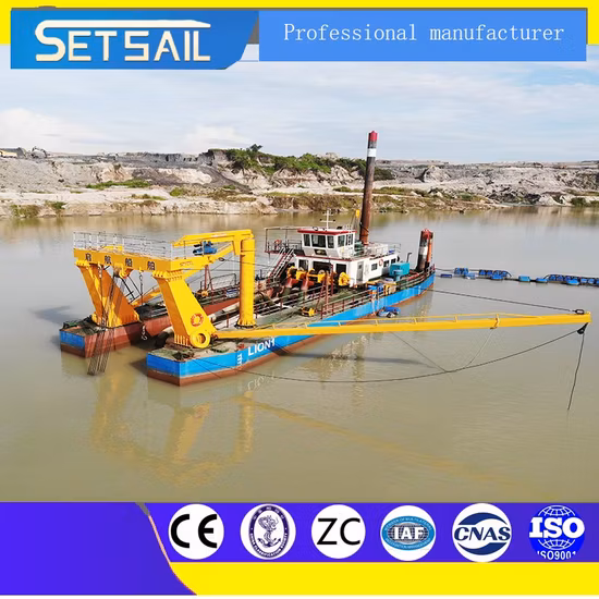 Water Flow3500/6000/8000m3 Hydraulic Diesel Engine 18/26/28 Inch Cutter Suction Sand Dredger for River Sand Dredger Vessel /Dredge Mud Equipment /Mining Machine