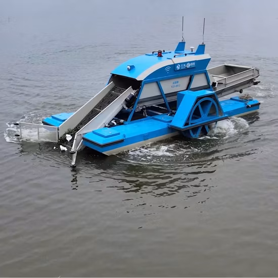 Ocean Cleaning Robot Water Surface Cleaning Boat with Weeds Removal