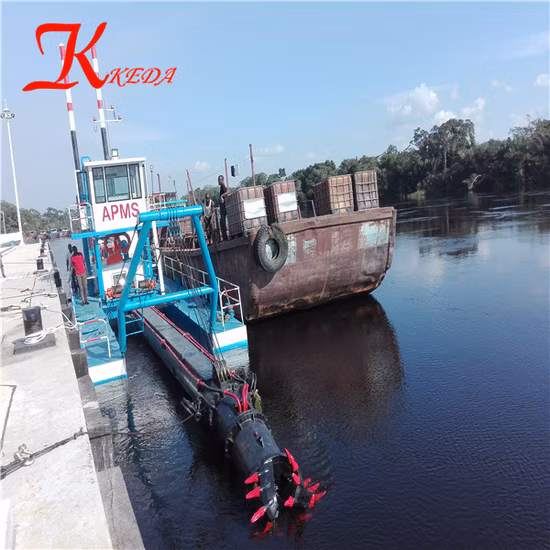 14 Inch Customized Mining Equipment Hydraulic Sand Dredging Machine Mud Dredger Boat Cutter Suction Dredger for Sale