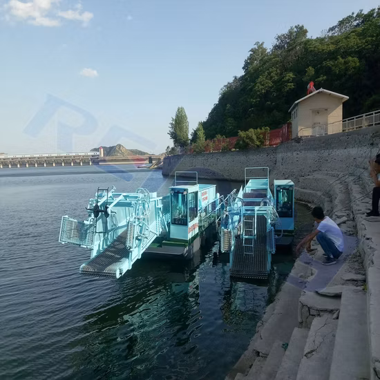 Water Hyacinth Floating Seabed Plant Removal Cleaning Harvester