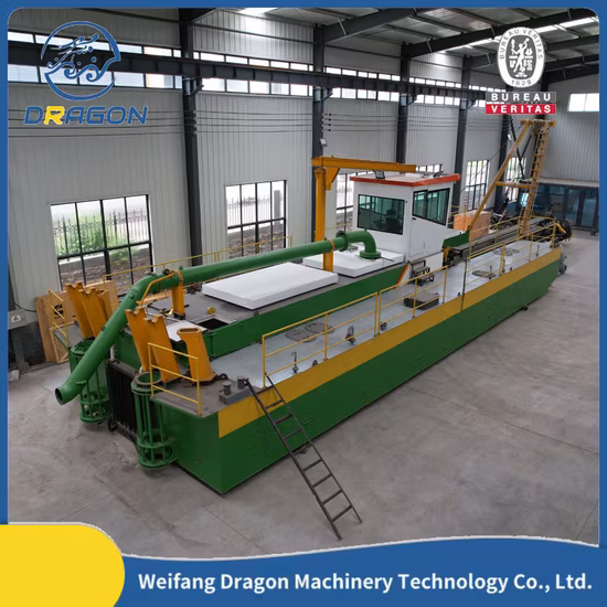 Customized 6-26 Inch Cutter Head Suction Dredgers for Sand Clay Dredging in River Lake Port Canal