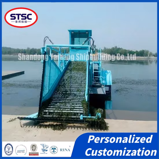 Aquatic Trash Skimmer Grass Mowing Boat for Cleaning River Hydroelectric Plant
