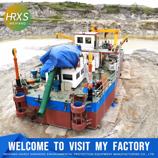 Full Hydraulic 12 Inch Cutter Suction Dig Sand Machine