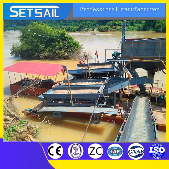 Bucket Chain Dredger Sand Gold Mining Dredger